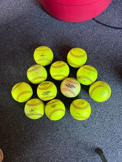 12-Diamond Zulu-12 Inch Slowpitch Softballs-USA Stamped-44/375