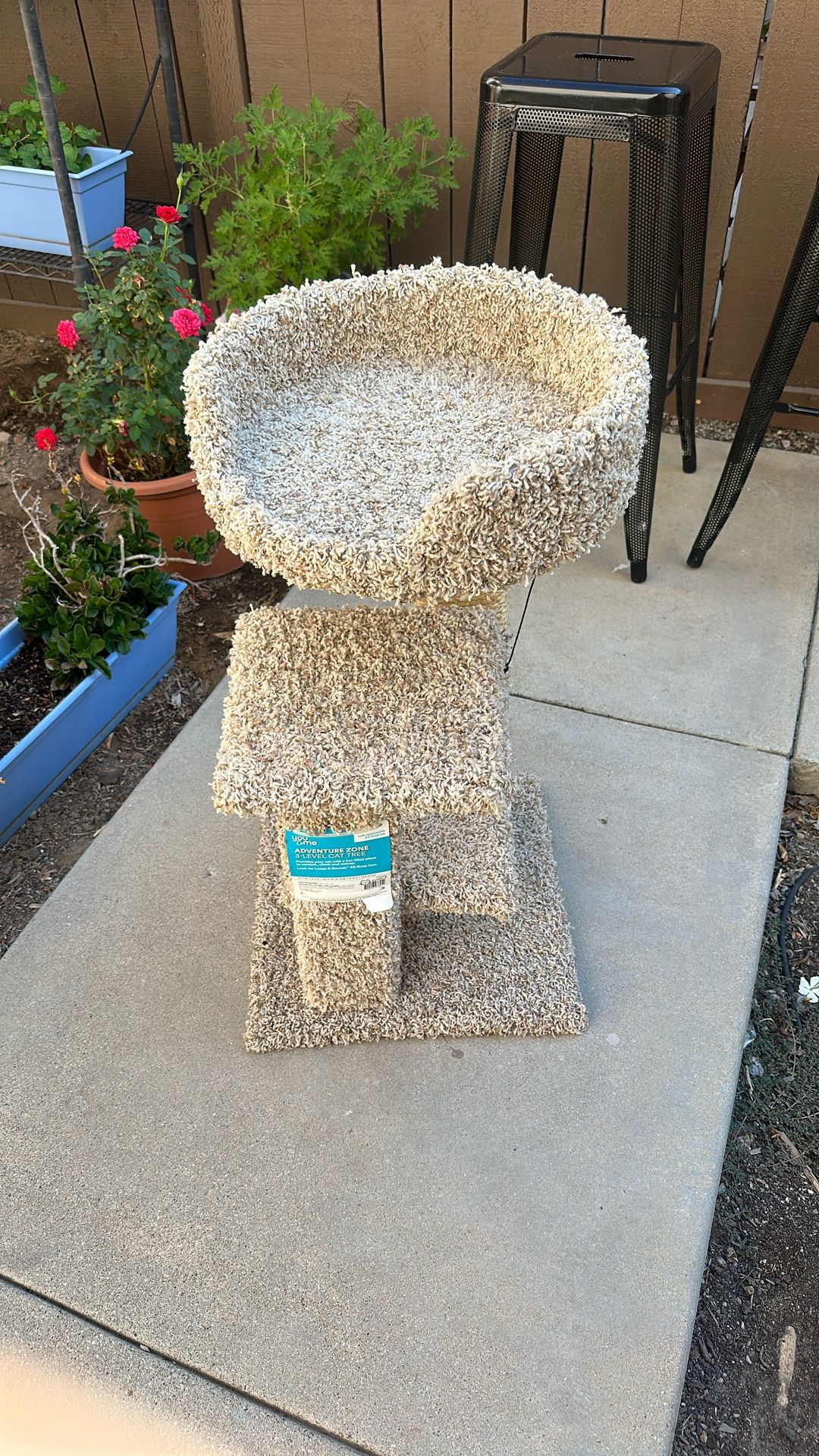 Brand New 4 Level Cat Condo With Hanging Toy