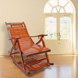 Foldable Wooden rocking chair