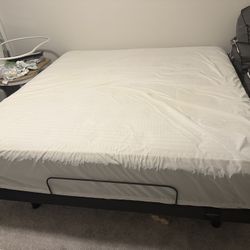 Tempur Pedicure Adjustable Bed Frame And Beautyrest King Size Mattress