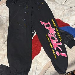 Sp5der sweats size small