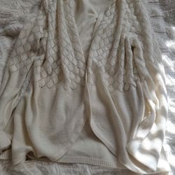 Candies White Cardigan 
