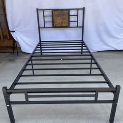Twin Size Metal Bed Frame 