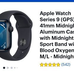 Apple Watch 9 Series Space Grey 41mm 