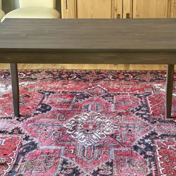 Solid Wood Table Desk with Restoration Hardware Aged Finish