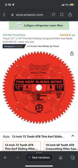 12” Freud Industrial Italian Made For laminate Floor Saw blade