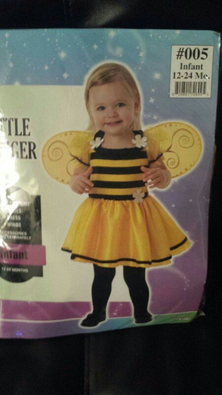 Infant 12-24 months bumblebee costume