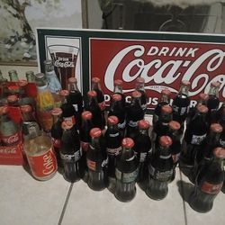 Coca-colas Y Cuadro Antiguo 