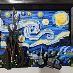 LEGO Ideas Vincent Van Gogh The Starry Night - 3D Puzzle Building Set 