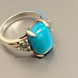 Turquoise Ring Woman Size 7