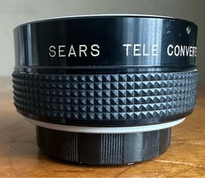 SEARS Auto 2X Telephoto Converter Camera Lens P/U 199.81810 for 35mm SLR Cameras