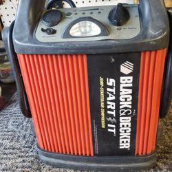 Black And Decker Jump Starter And Air Pump