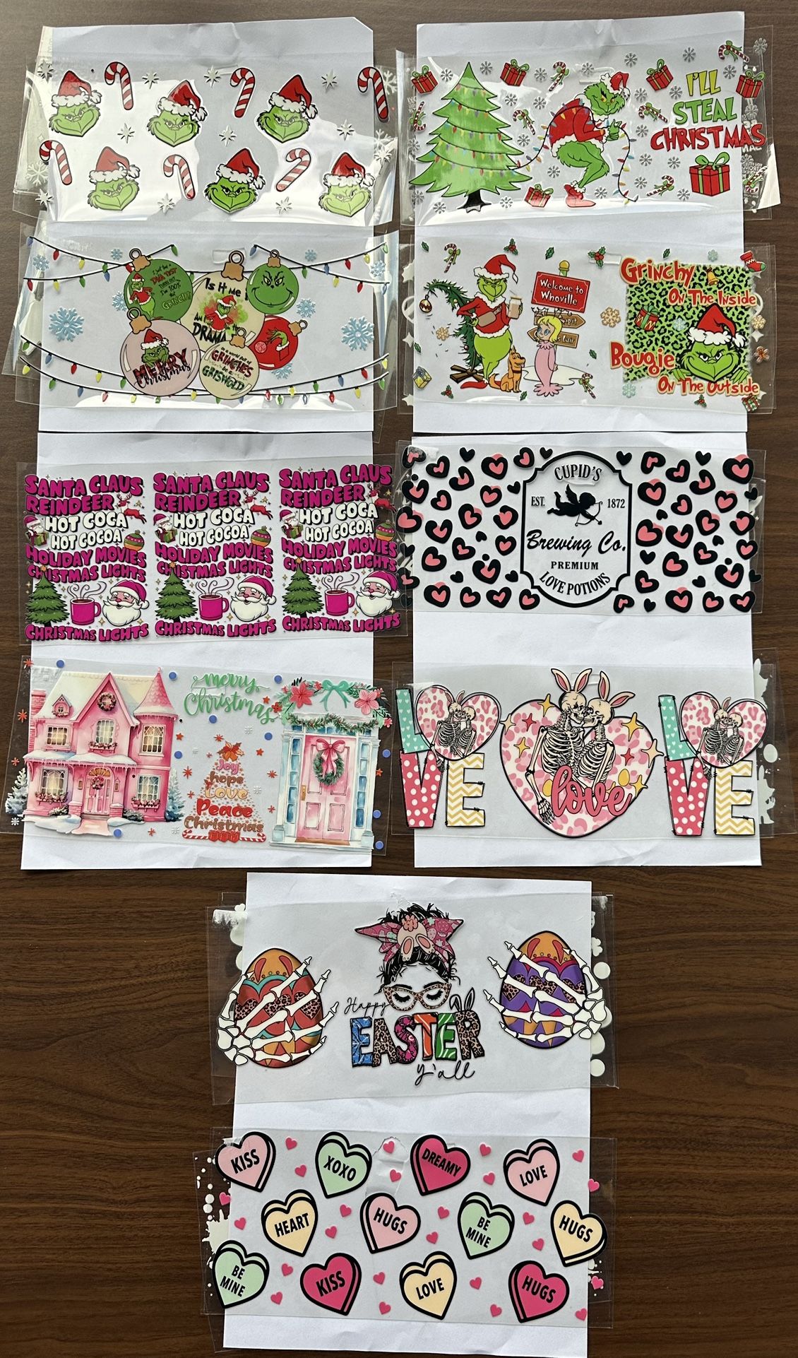 314 UV DTF Wraps ** Posting 3 of 3 ** Please See All 3 For Product