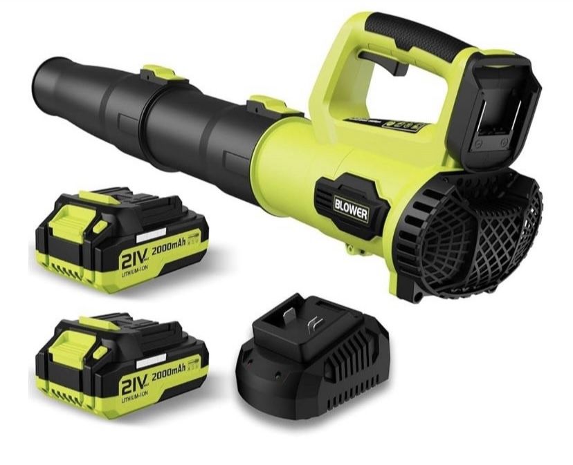 Leaf Blower Cordless Comes With 2 Batteries! Brand New