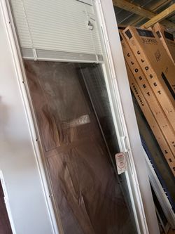 Exterior Glass Doors With Blind 36x79