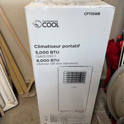 Commercial COOL CPT05WB Portable AC Unit 5000 BTU used for 2 days!