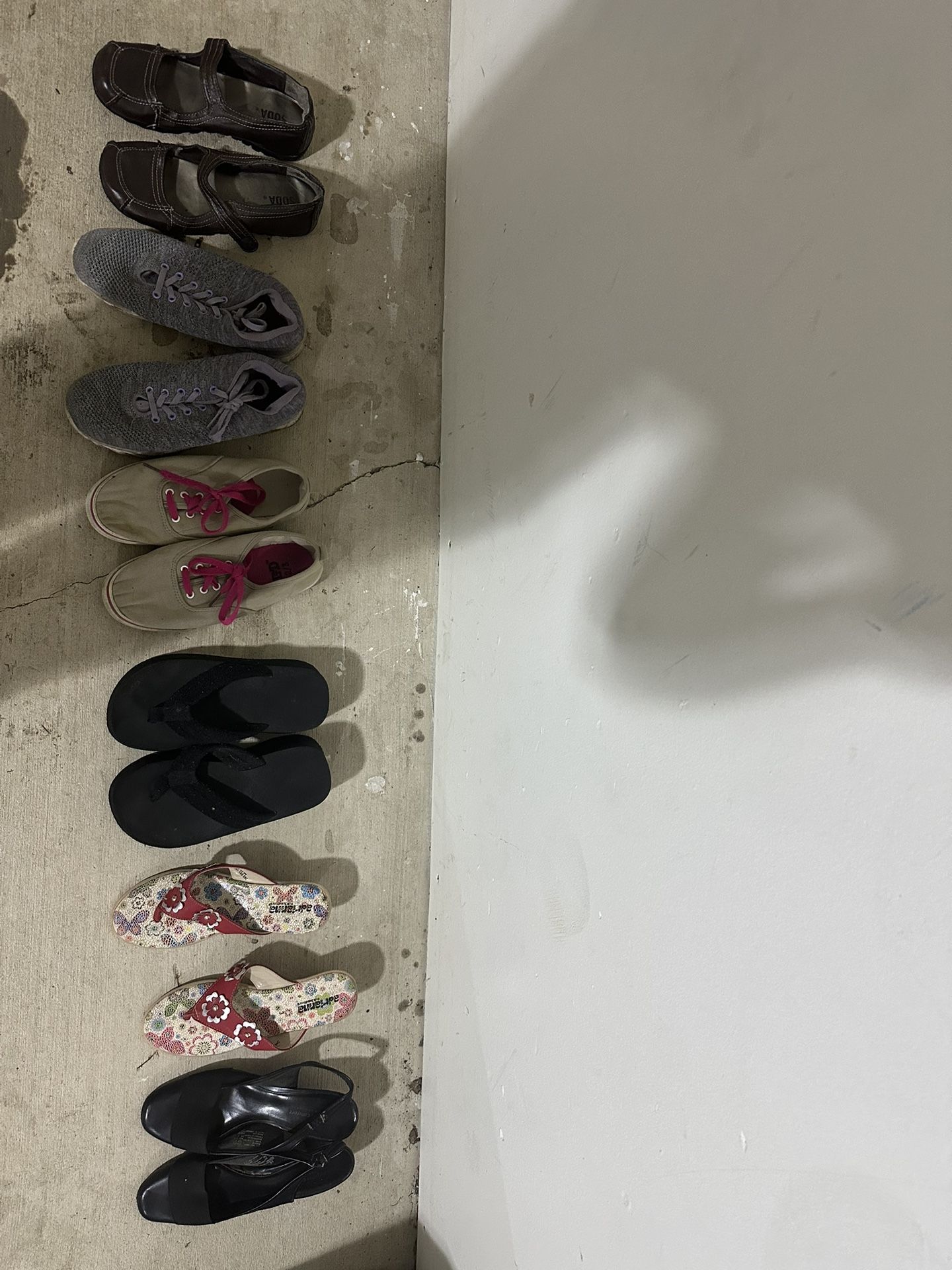 Women Shoe Size 5- $5 Each Or $20 For All