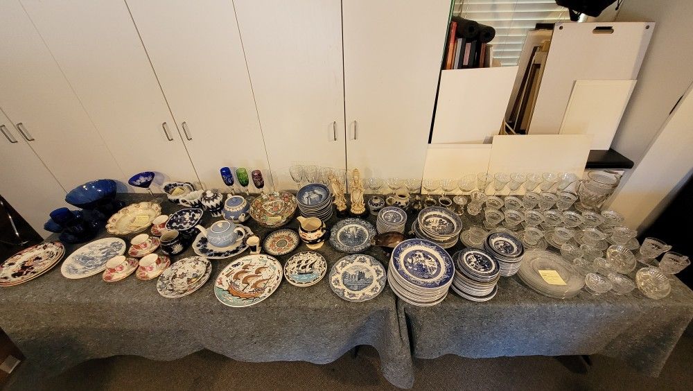 Vintage Antique Crystal Glass China