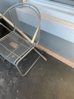Metal Mesh Outdoor Patio Chair
