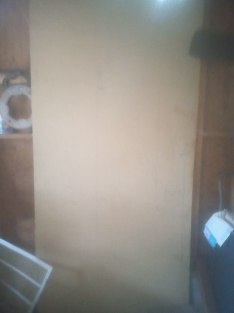 4x8 Particle Board 2 Sheets, One Is Cut