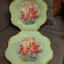 Heavy Duty Resin Decorative Plates(2)