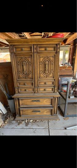 Dresser and File Cabinets