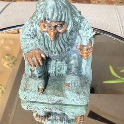 Norwegian Hunderfossen Troll Figurine 4”Hx3”Lx2.5”D (Northridge LA)