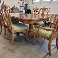 Dining  Table Set With 6 Chairs 