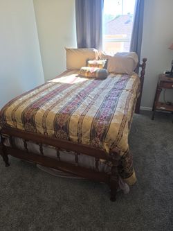 Full size bed.