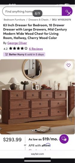Wood Dresser
