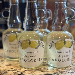 Homemade Organic Limoncello