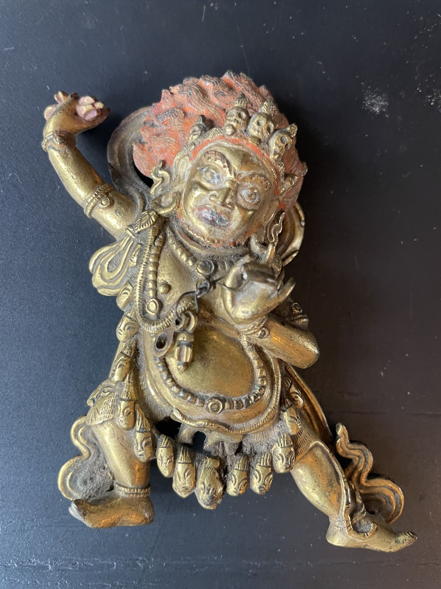 Tibetan Buddhist Vajrapani Figurine