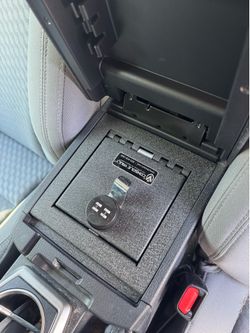 Toyota Tacoma center console safe