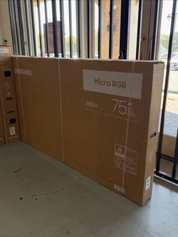 Brand New Samsung 75 Inch R85H Micro RGB 4K HDR Smart TV