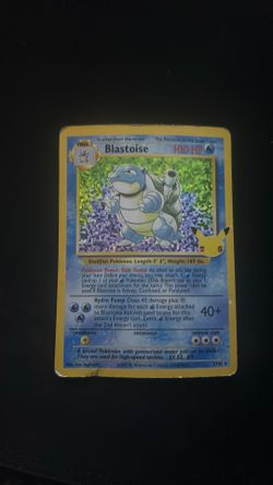 Blastoise first one