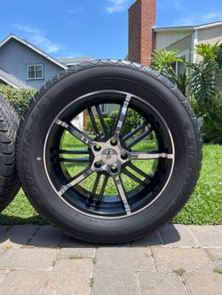 5 lug nut rims & TIRES / rines & LLANTAS de 5 birlos (5x4.5) Size: 18" LIKE NEW