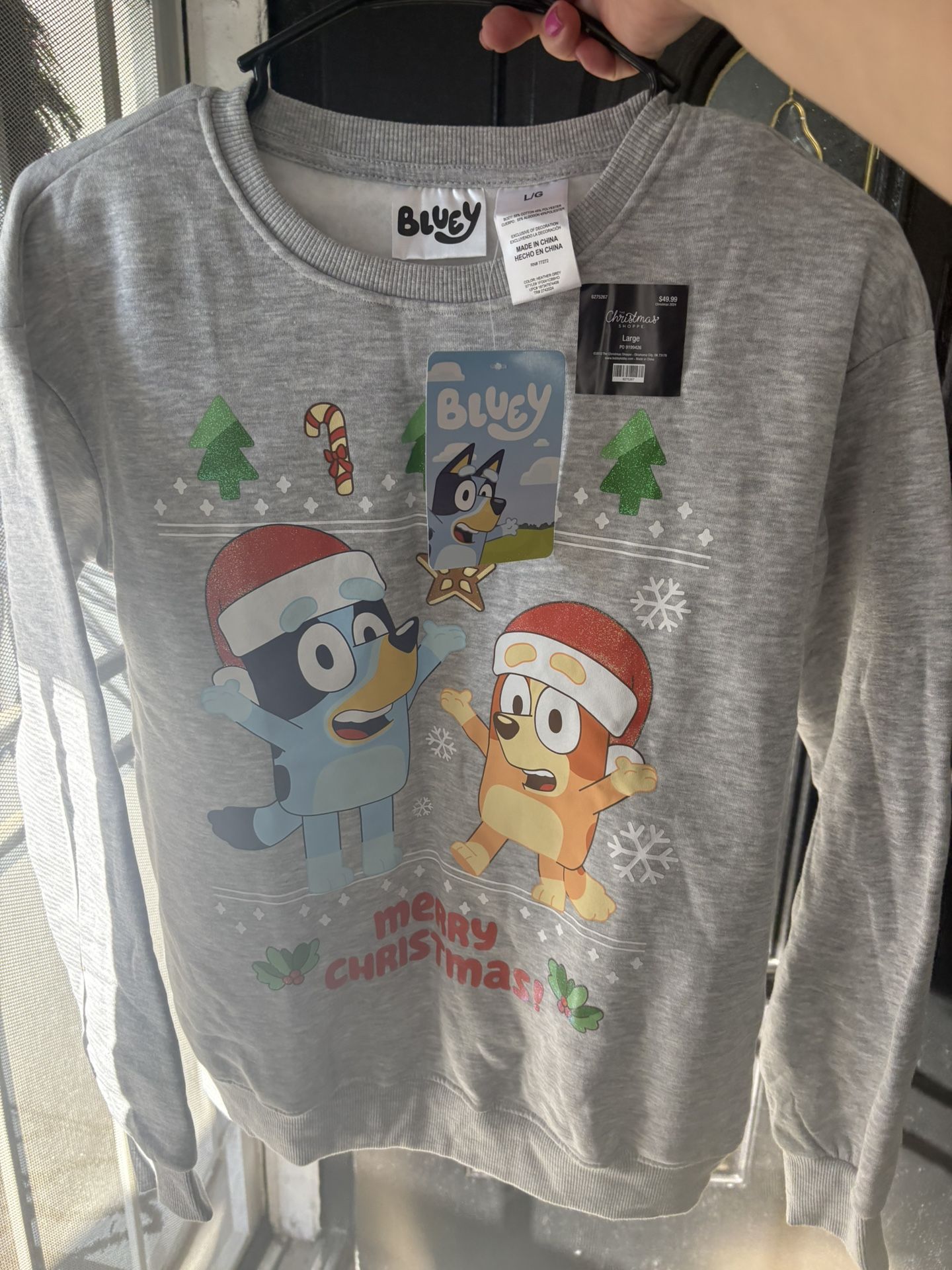 New Christmas Bluey Sweatshirt 