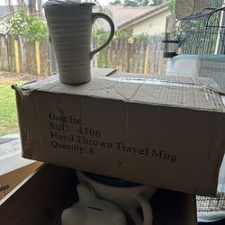 Thrown Travel Mugs With Lids-Gare