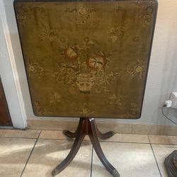 Antique museum quality victorian walnut folding table