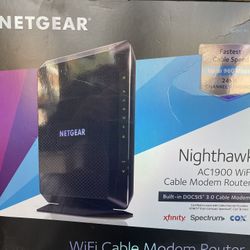 NETGEAR - Nighthawk AC1900 Cable Modem Router