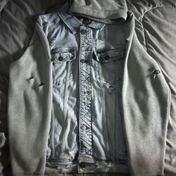 Jean Jacket Ripped Size L In Kids 