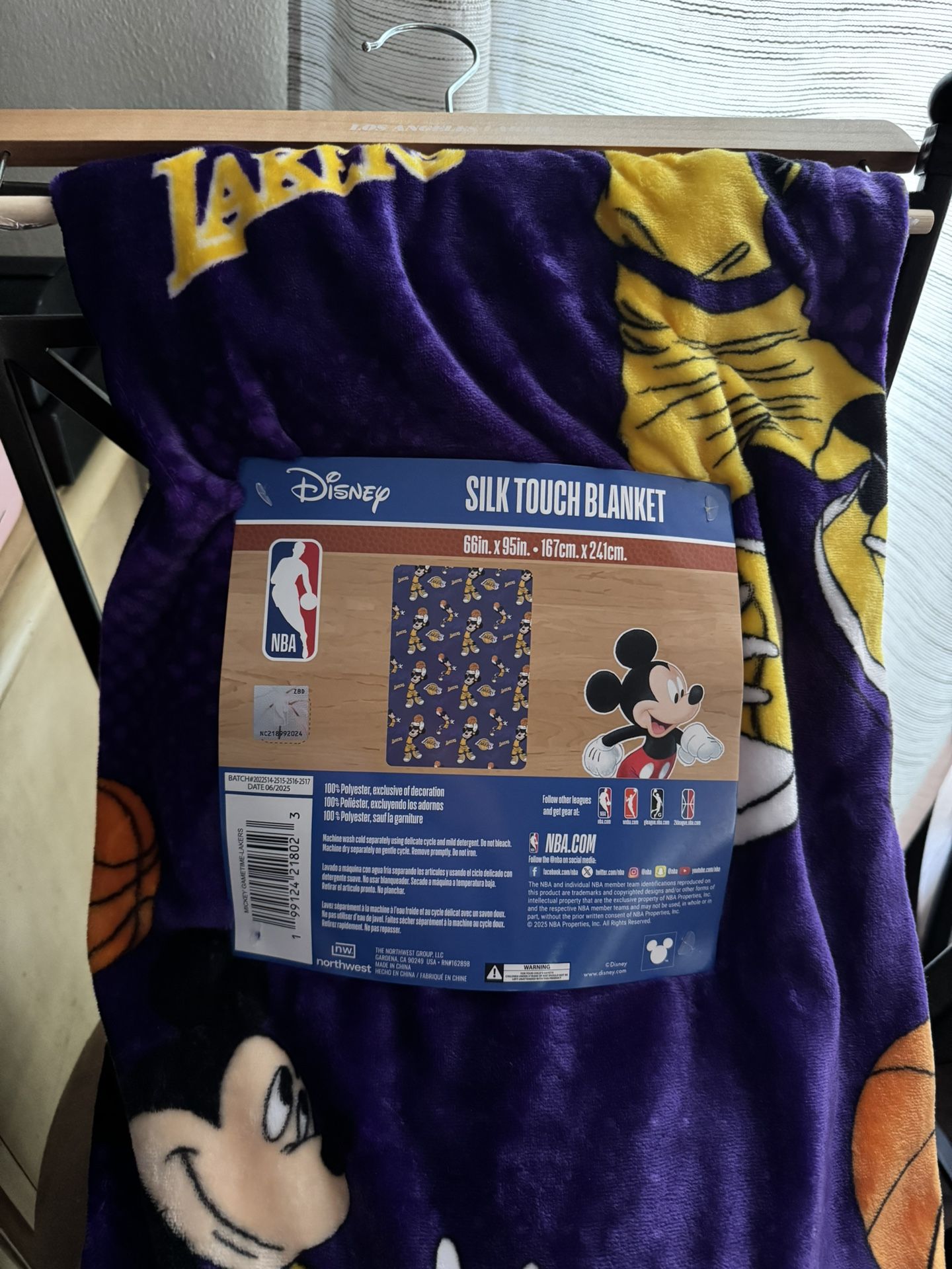 Mickey NBA Blanket