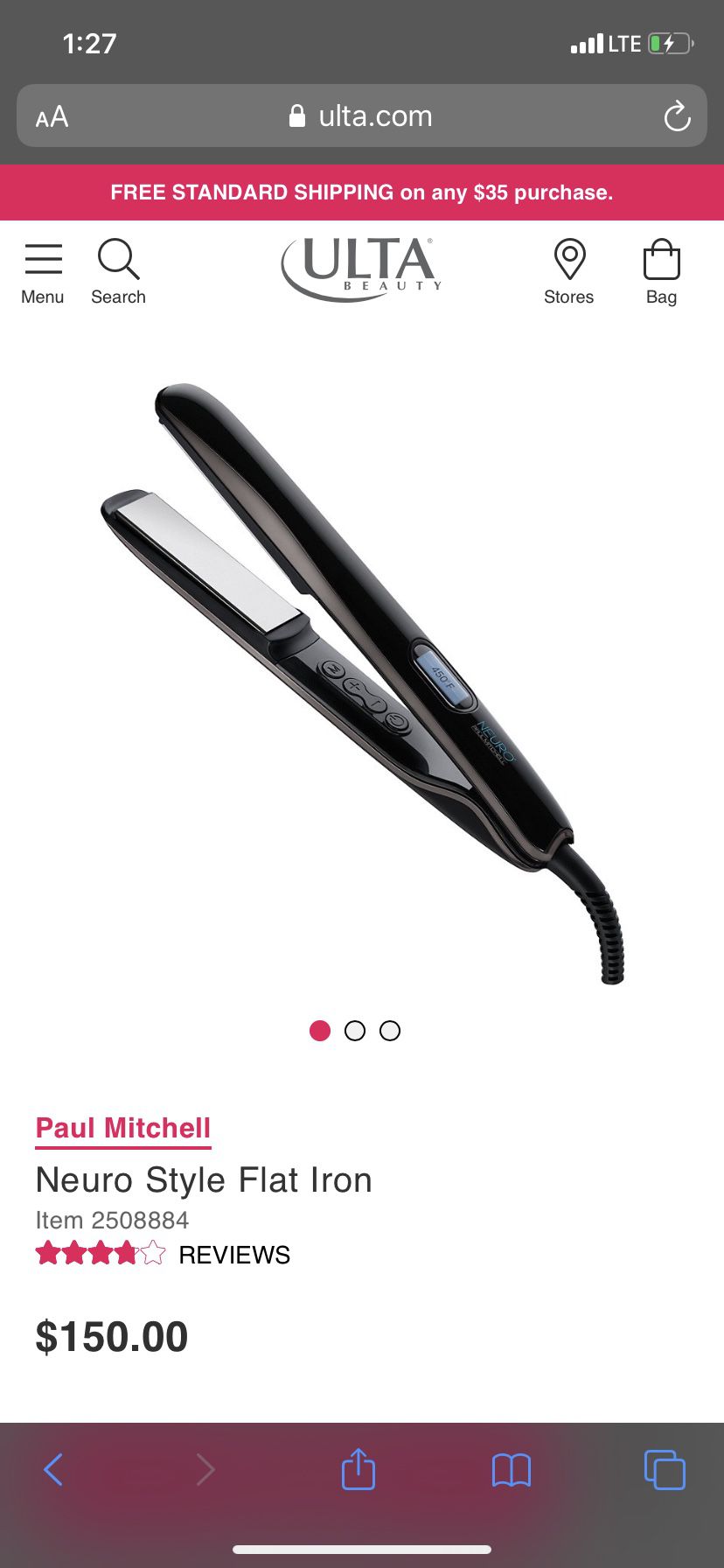 Paul Mitchell hair straightener