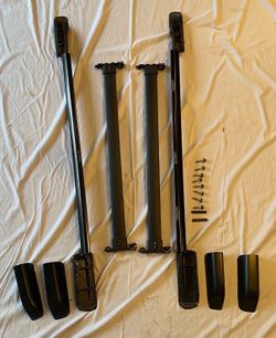 Toyota 4Runner black roof rails & crossbars