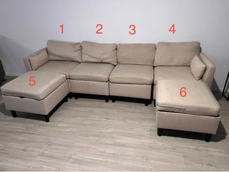 Full modular Couch with storage