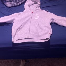 Grey Supreme Hoodie