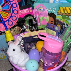 Easter Baskets $25 Dollers Every Thing Is New I Have My Little Pony spider Man Princess fFrozen Hot Wheels Smurfs Barbie Minecraft 