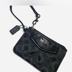 Coach Madison Dotted Op Art Wristlet