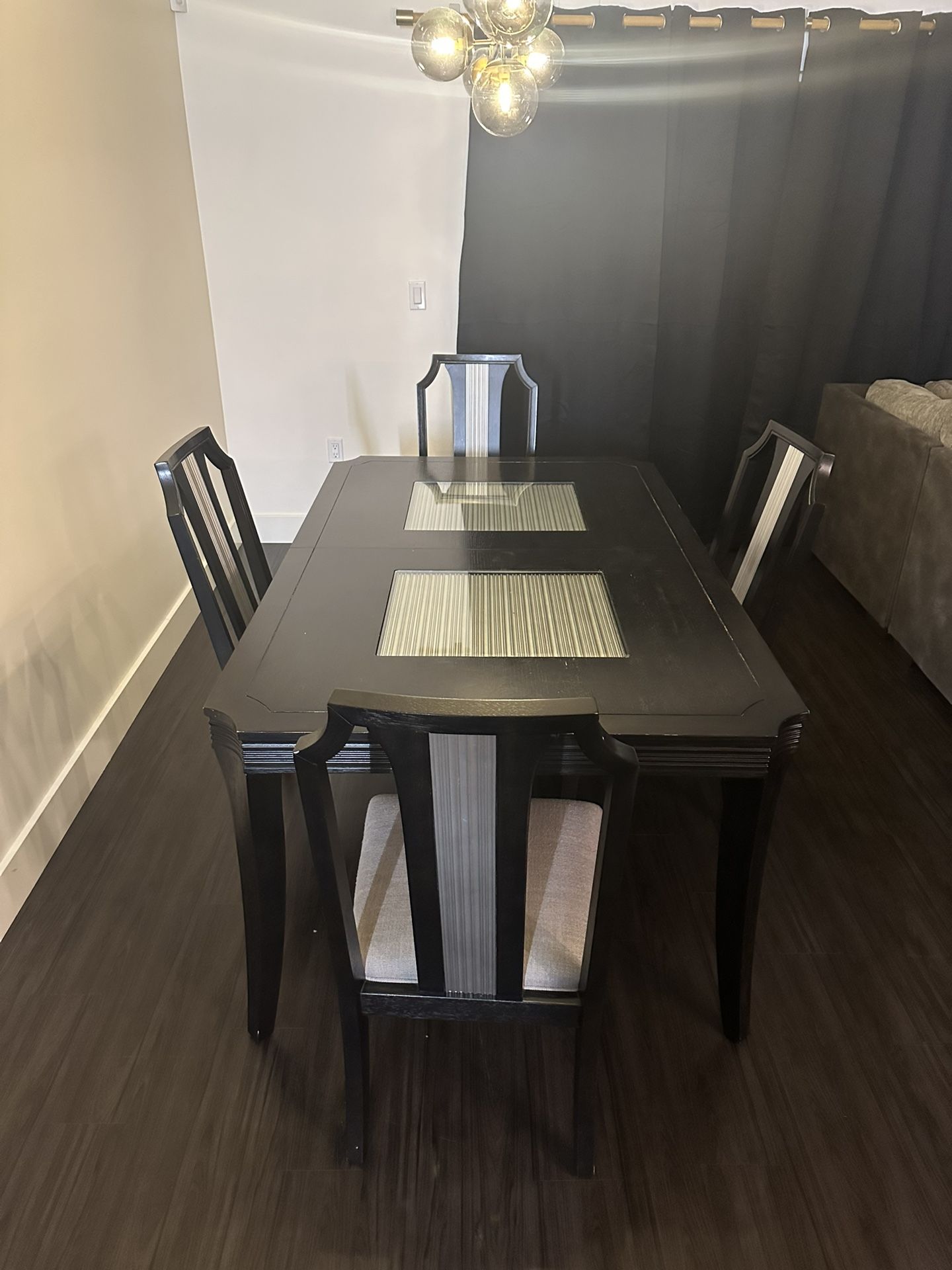 Dining Table Set With 4 Chairs