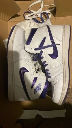Women's  for man too Air Jordan 1 Retro High OG "Court Purple